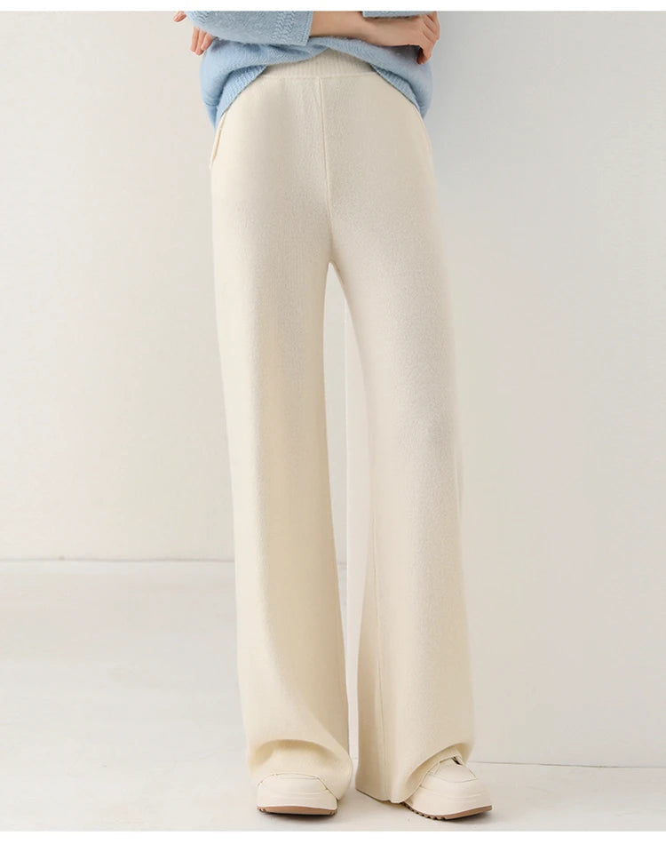 Merino Luxe Sweats Wide-Leg