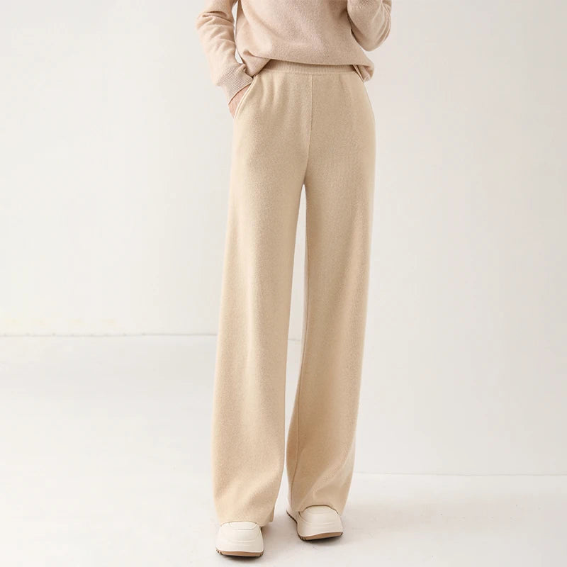 Merino Luxe Sweats Wide-Leg