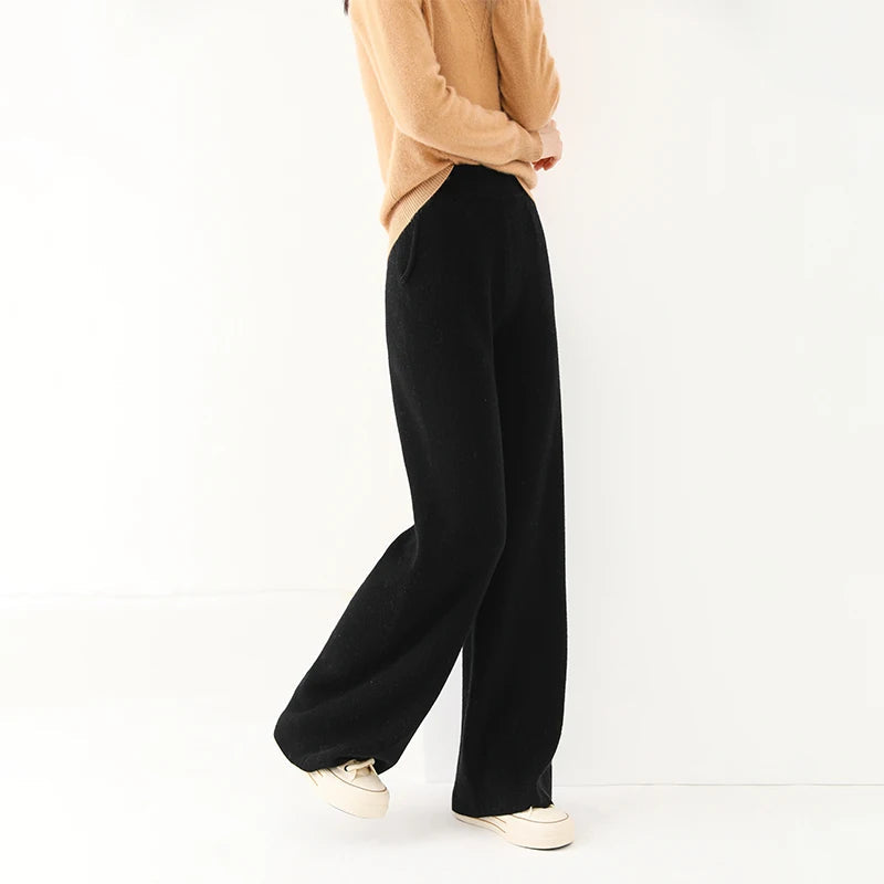Merino Luxe Sweats Wide-Leg