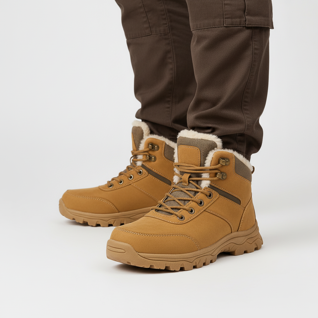 Winter Boots Ankle High Warm Lined