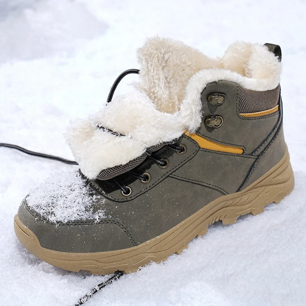 Winter Boots Ankle High Warm Lined