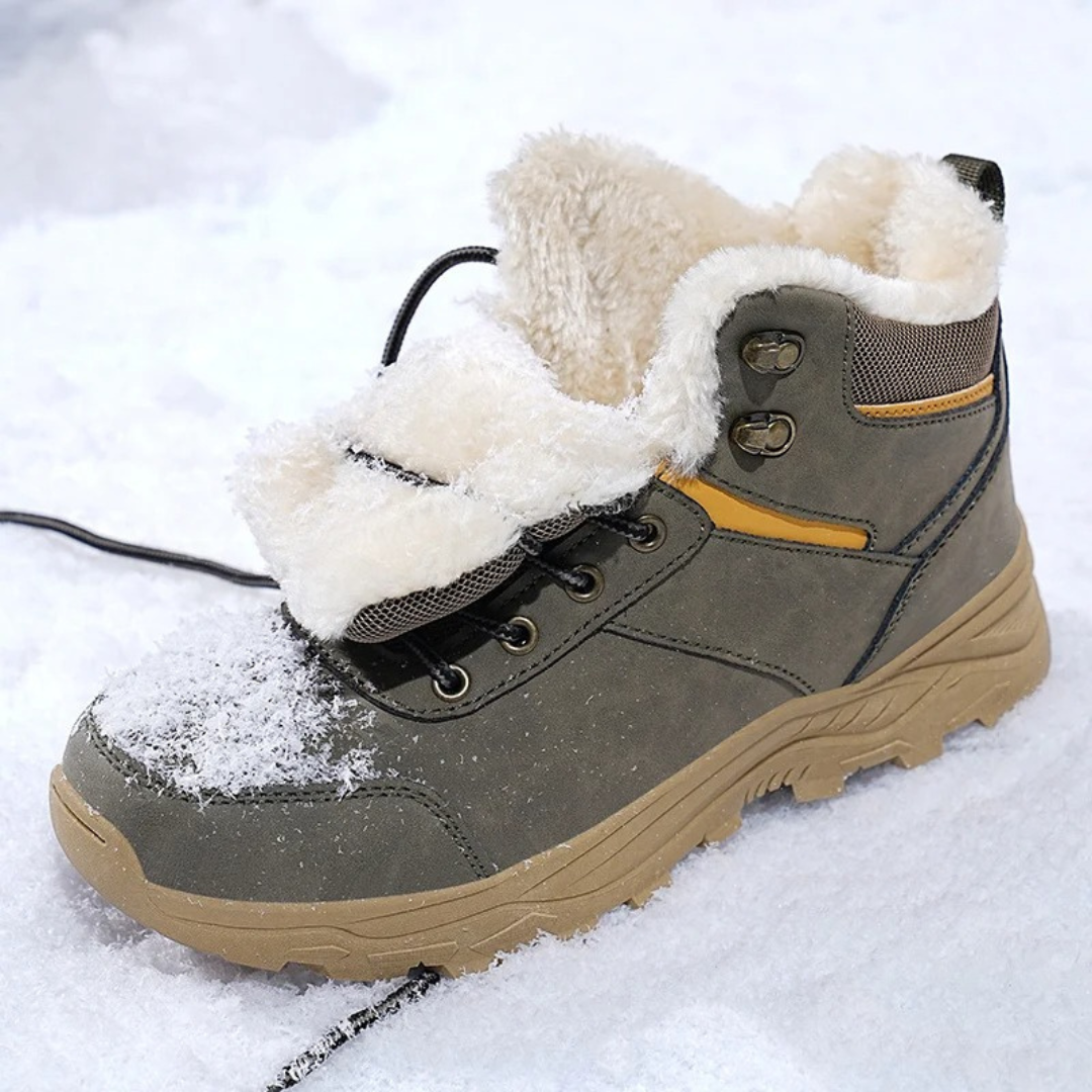 Winter Boots Ankle High Warm Lined