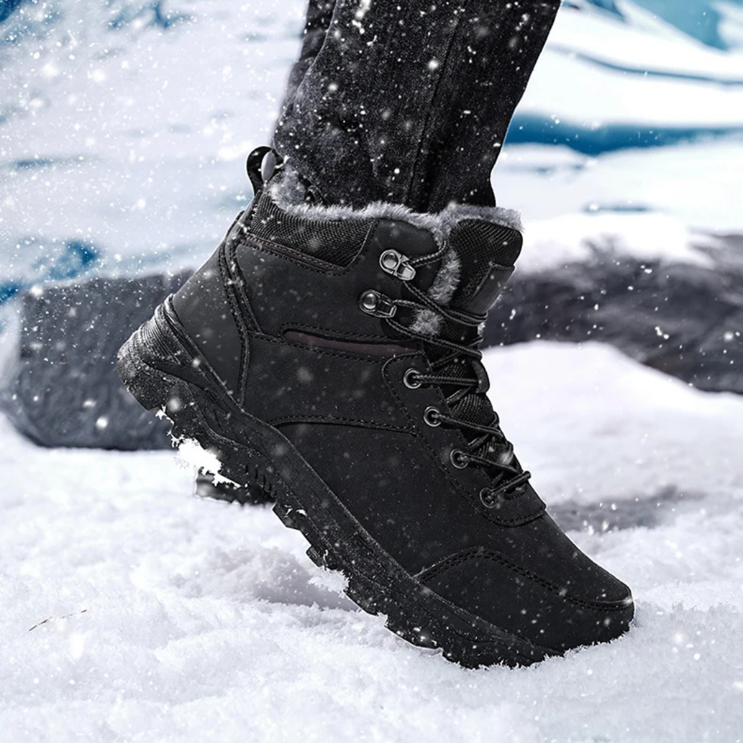 Winter Boots Ankle High Warm Lined
