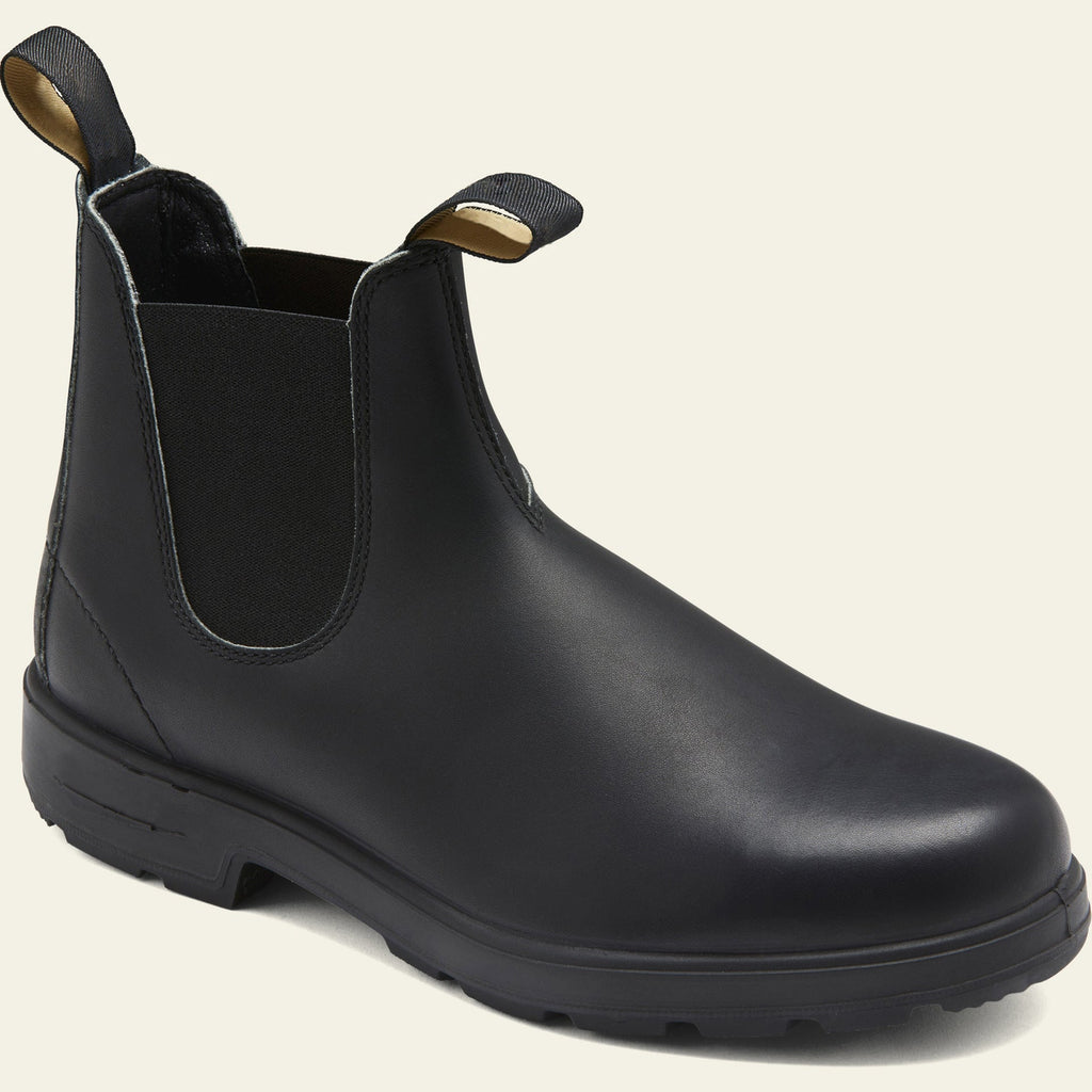 Chelsea Boots Leather-Look Elastic Side Panels