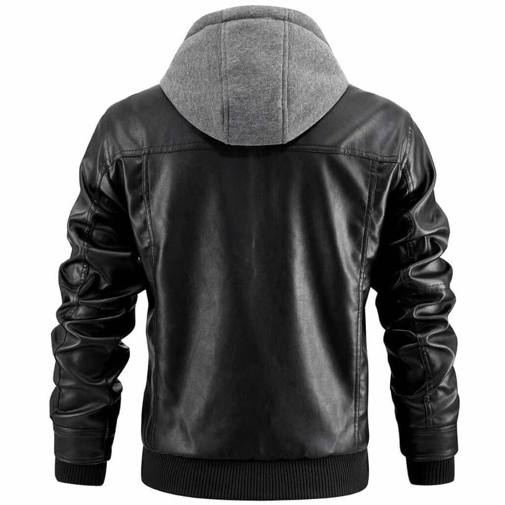 Hooded Jacket Hidden Zip Soft Lining