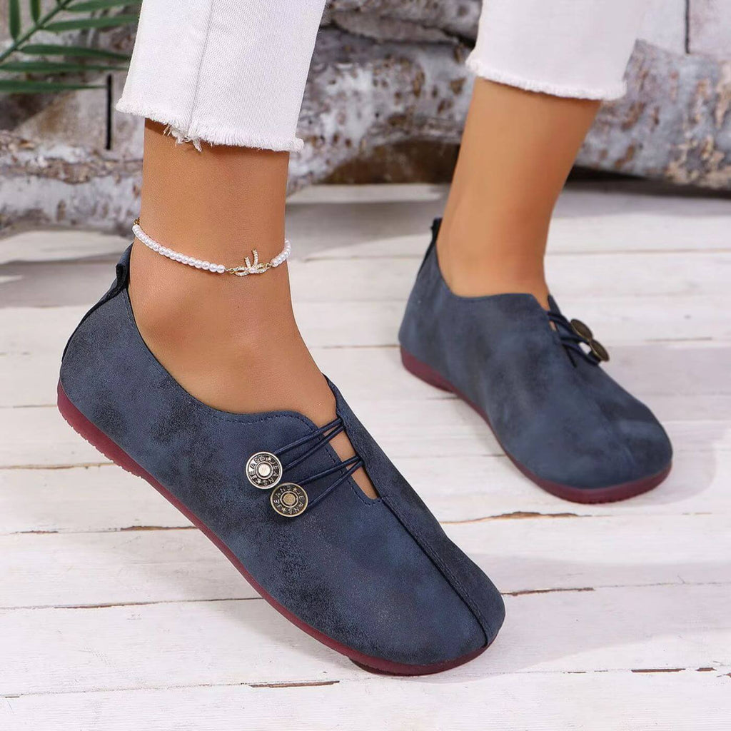 OrthoEase - Orthopedic Slippers with Button Closure for All-Day Comfort 3