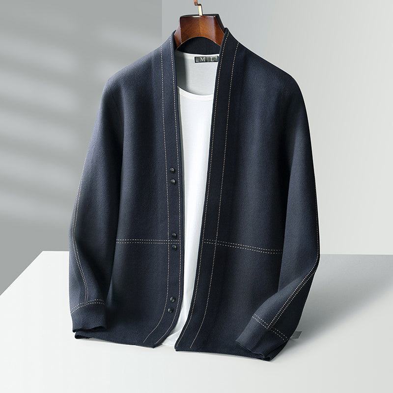 Premium Wool Cardigan (Men)