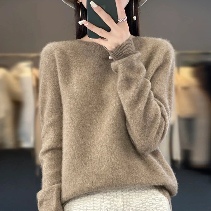 Soft Knit Jumper Classic Round Neck