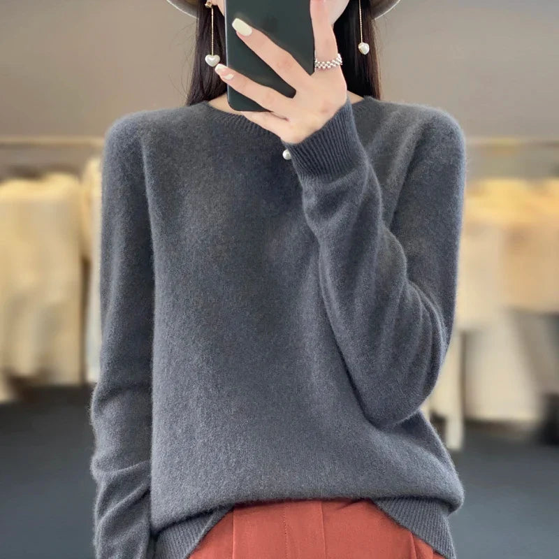 Soft Knit Jumper Classic Round Neck
