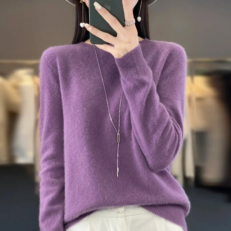 Soft Knit Jumper Classic Round Neck
