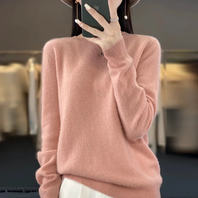 Soft Knit Jumper Classic Round Neck