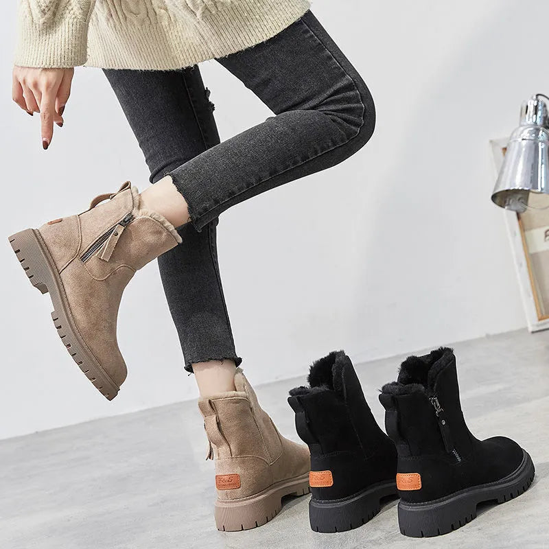 Winter Ankle Boots - Breathable Non-Slip Sole