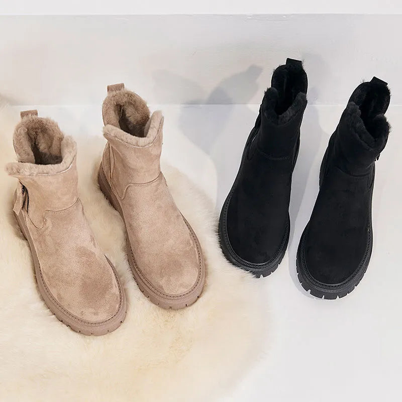 Winter Ankle Boots - Breathable Non-Slip Sole