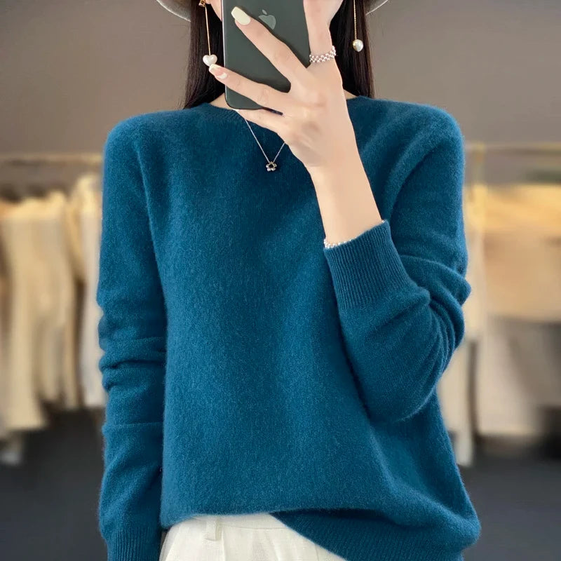 Soft Knit Jumper Classic Round Neck