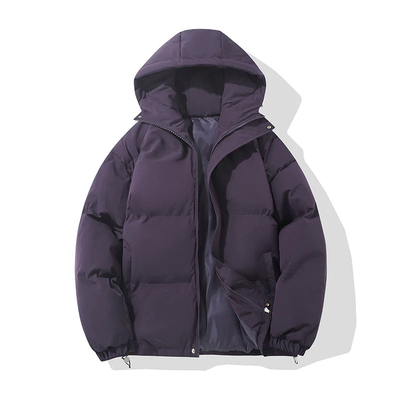 Hooded puffer jacket, product photo