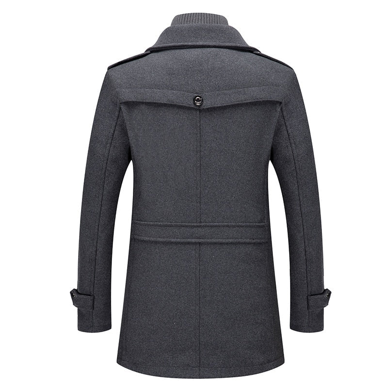 High Collar Winter Overcoat