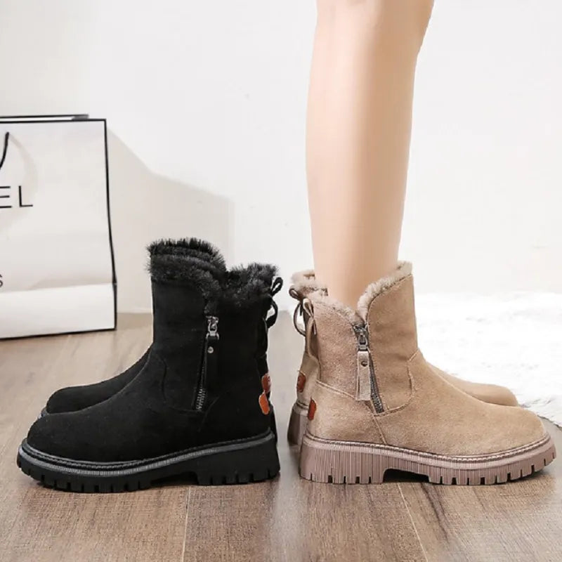 Winter Ankle Boots - Breathable Non-Slip Sole
