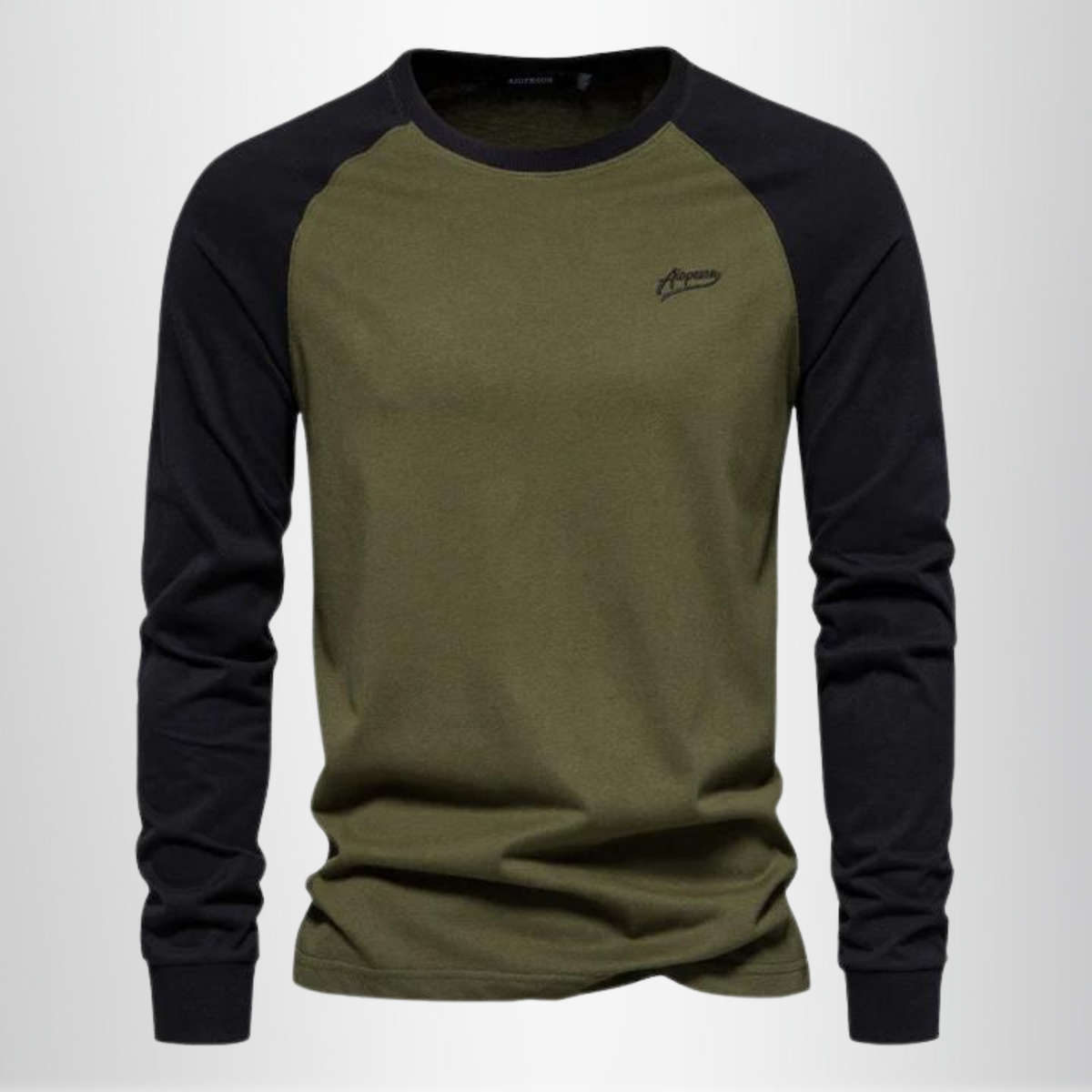Polyester Shirt Raglan Long Sleeve