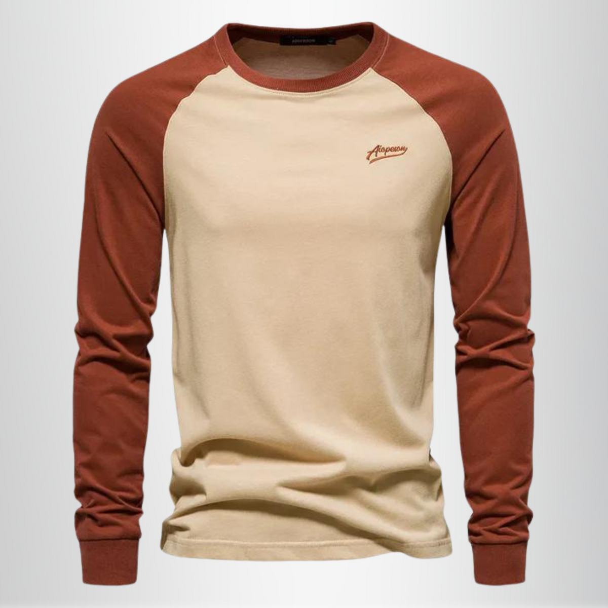 Polyester Shirt Raglan Long Sleeve