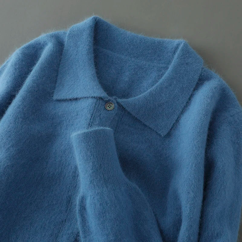 Cardigan Soft Knit Open Front Relaxed