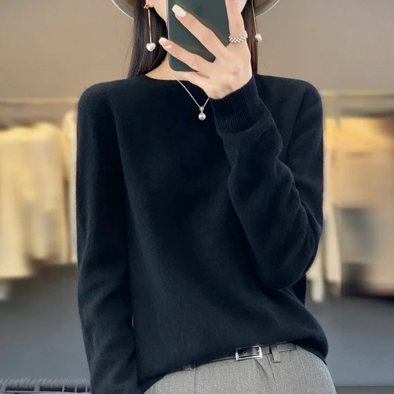 Soft Knit Jumper Classic Round Neck