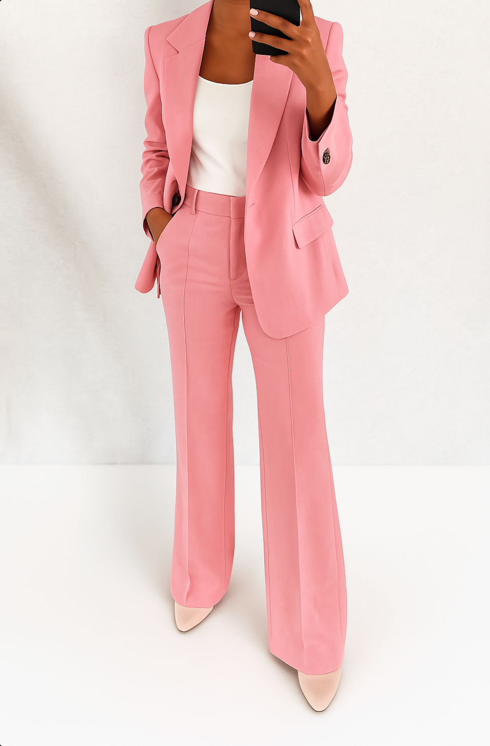 Tailored Two-Piece Suit Set
