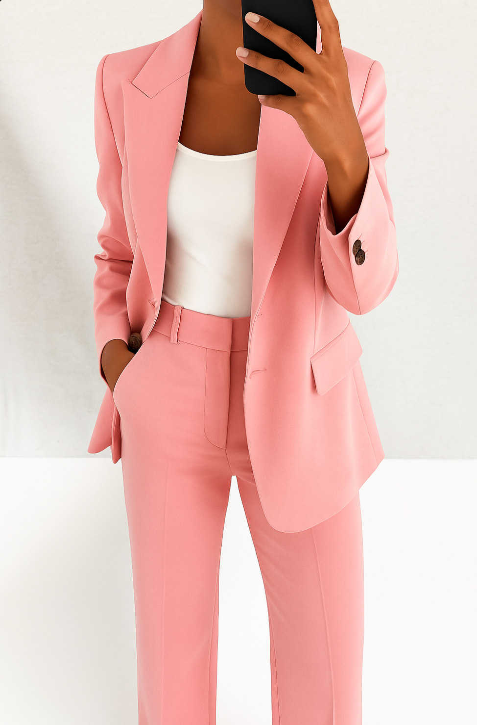 Tailored Two-Piece Suit Set