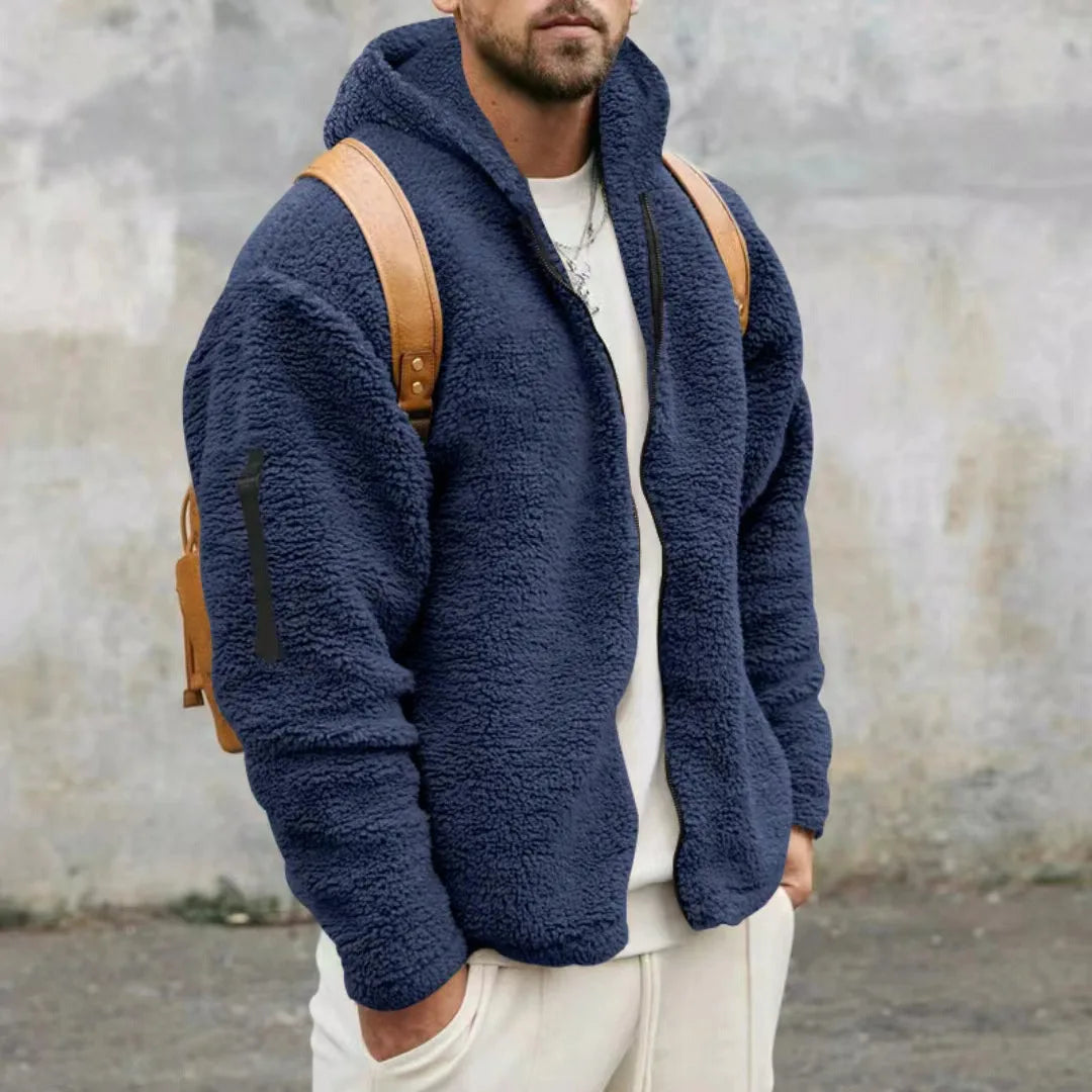 Winter Jacket Fleece Lined Soft Knit Blend