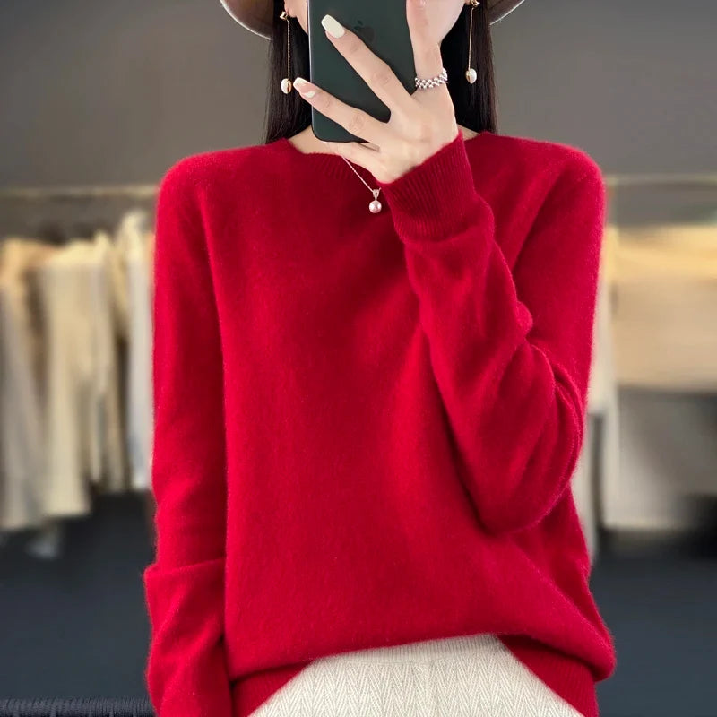 Soft Knit Jumper Classic Round Neck