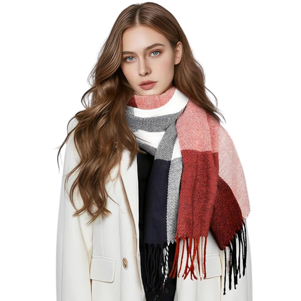 Soft Knit Winter Scarf - Lightweight Warm Wrap for Women 1