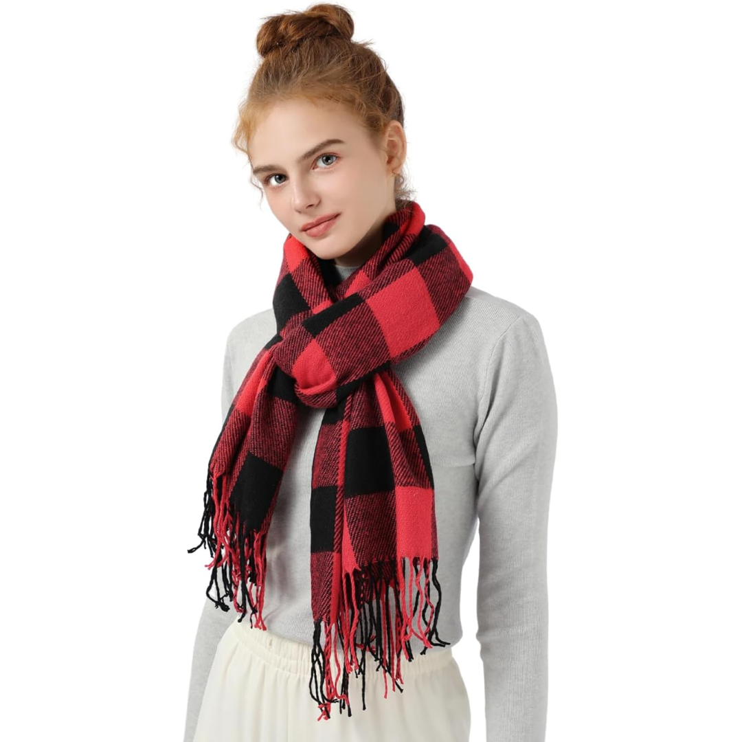 Soft Knit Winter Scarf - Lightweight Warm Wrap for Women 2