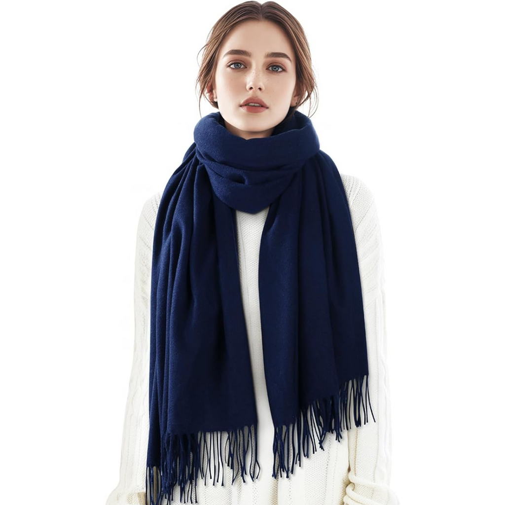 Soft Knit Winter Scarf - Lightweight Warm Wrap for Women 4
