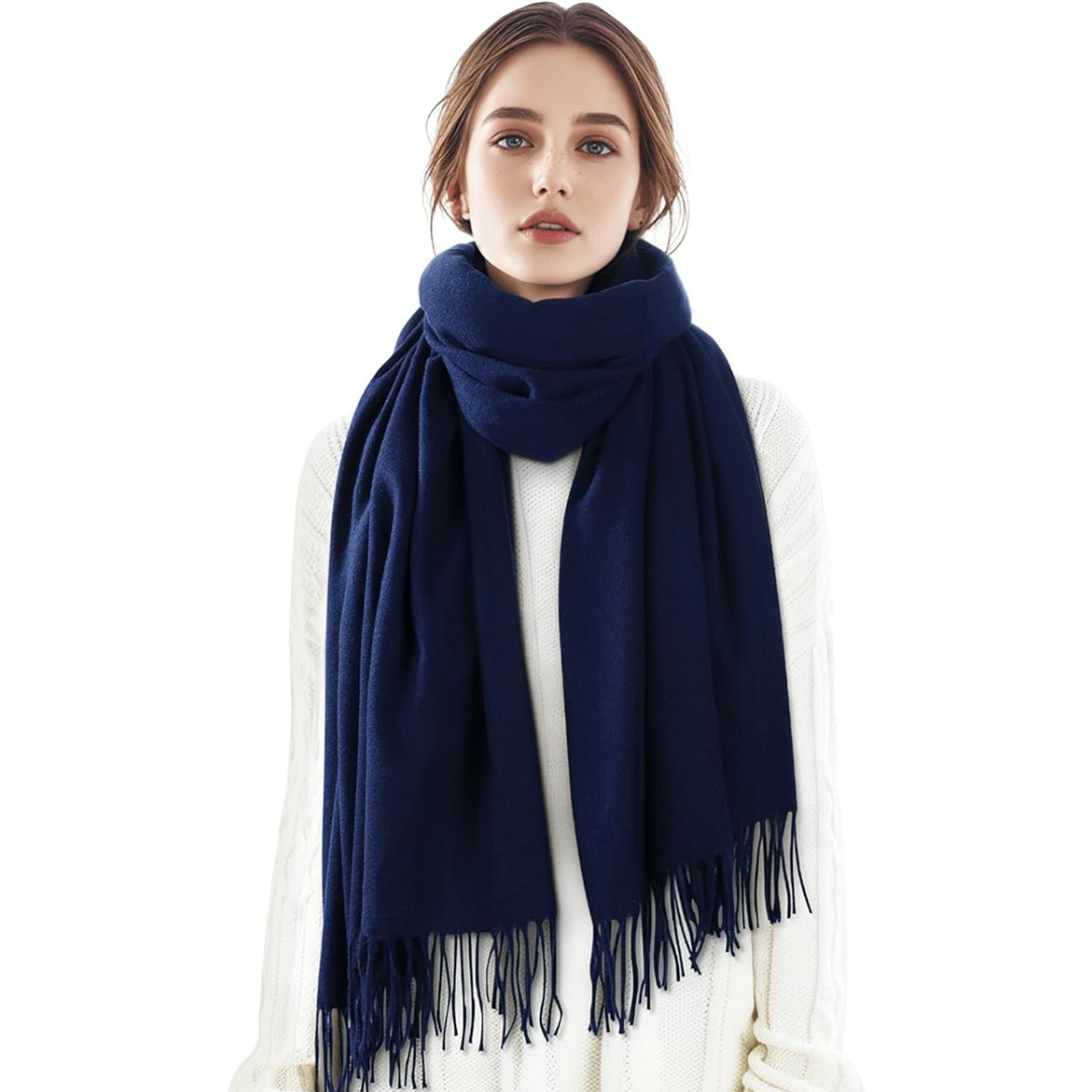 Soft Knit Winter Scarf - Lightweight Warm Wrap for Women 4