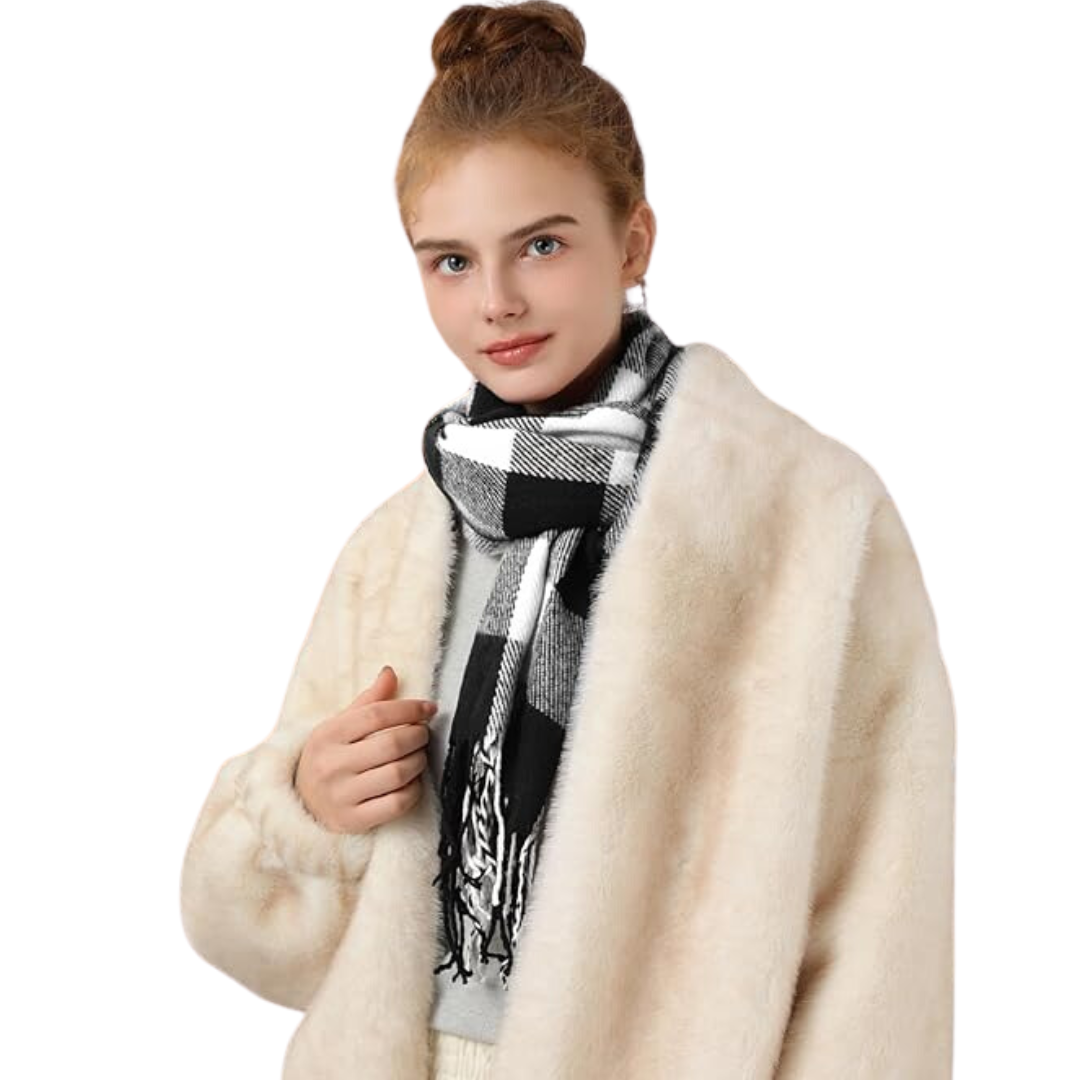 Soft Knit Winter Scarf - Lightweight Warm Wrap for Women 7