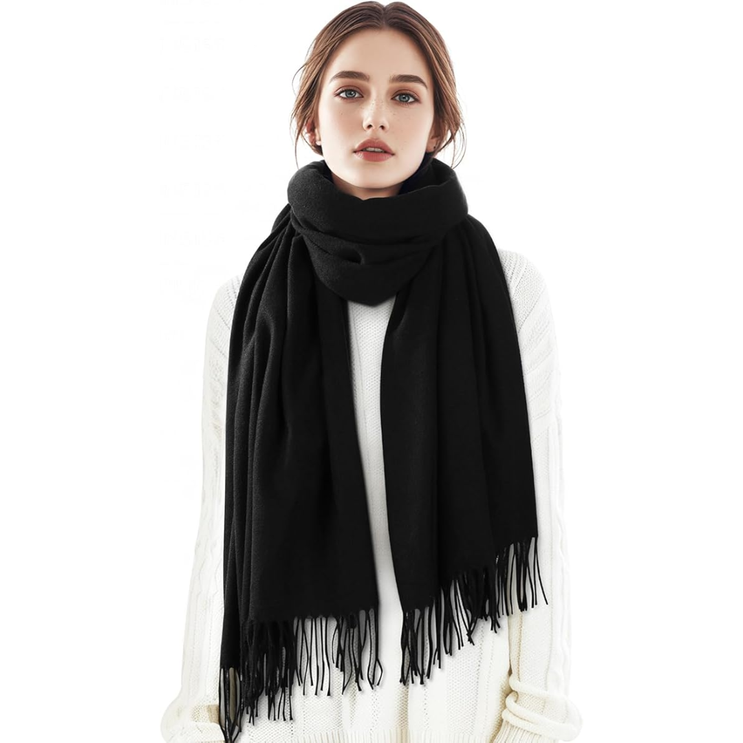 Soft Knit Winter Scarf - Lightweight Warm Wrap for Women 8
