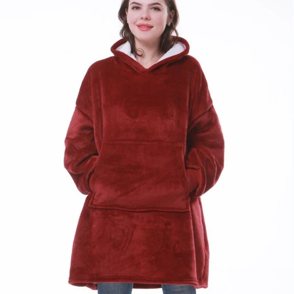 Blanket Hoodie Oversized Sherpa
