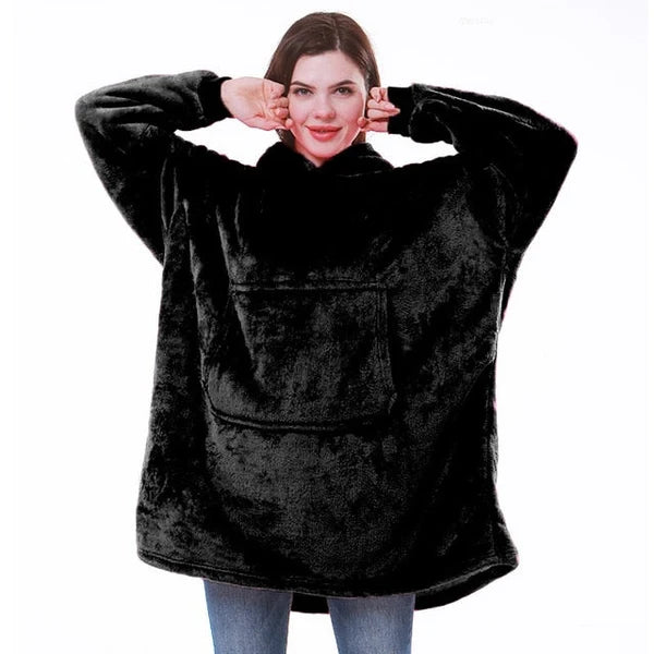 Blanket Hoodie Oversized Sherpa