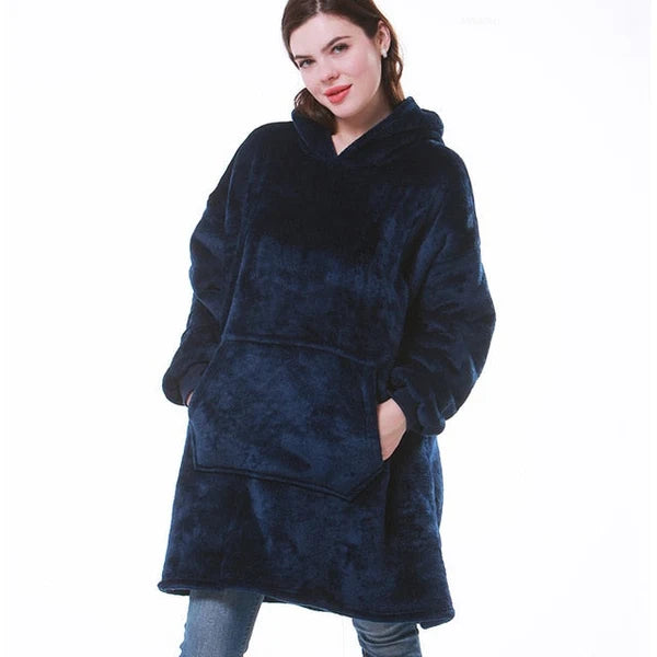 Blanket Hoodie Oversized Sherpa