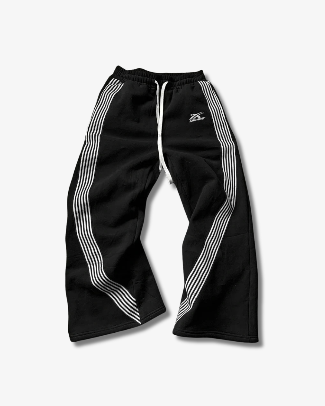 Striped Sweatpants Heavyweight Wide Leg
