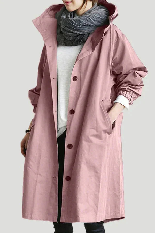 Hooded Raincoat Waterproof And Oversized