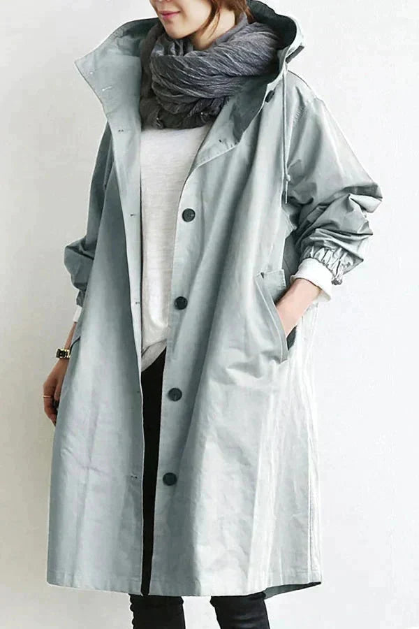 Hooded Raincoat Waterproof And Oversized