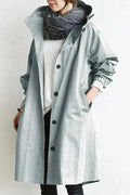 Hooded Raincoat Waterproof And Oversized
