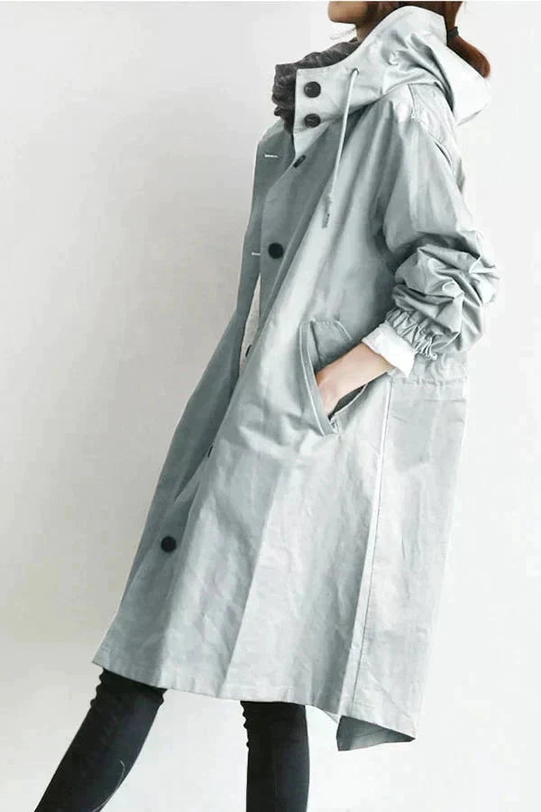 Hooded Raincoat Waterproof And Oversized