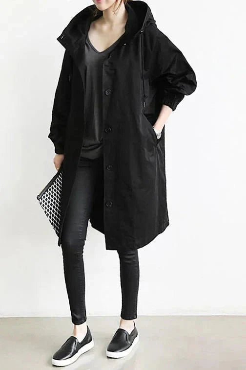 Hooded Raincoat Waterproof And Oversized