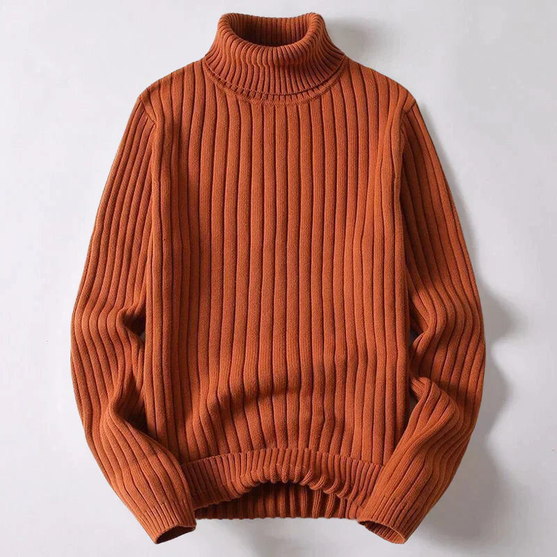 Turtleneck Sweater - Fine Knit Winter Style