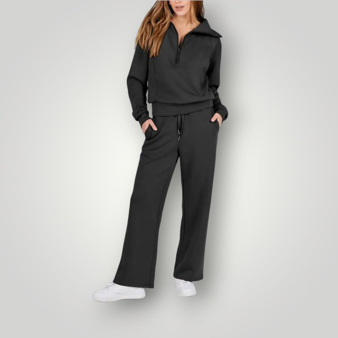 Loungewear Set Sweatshirt Joggers Soft Comfort