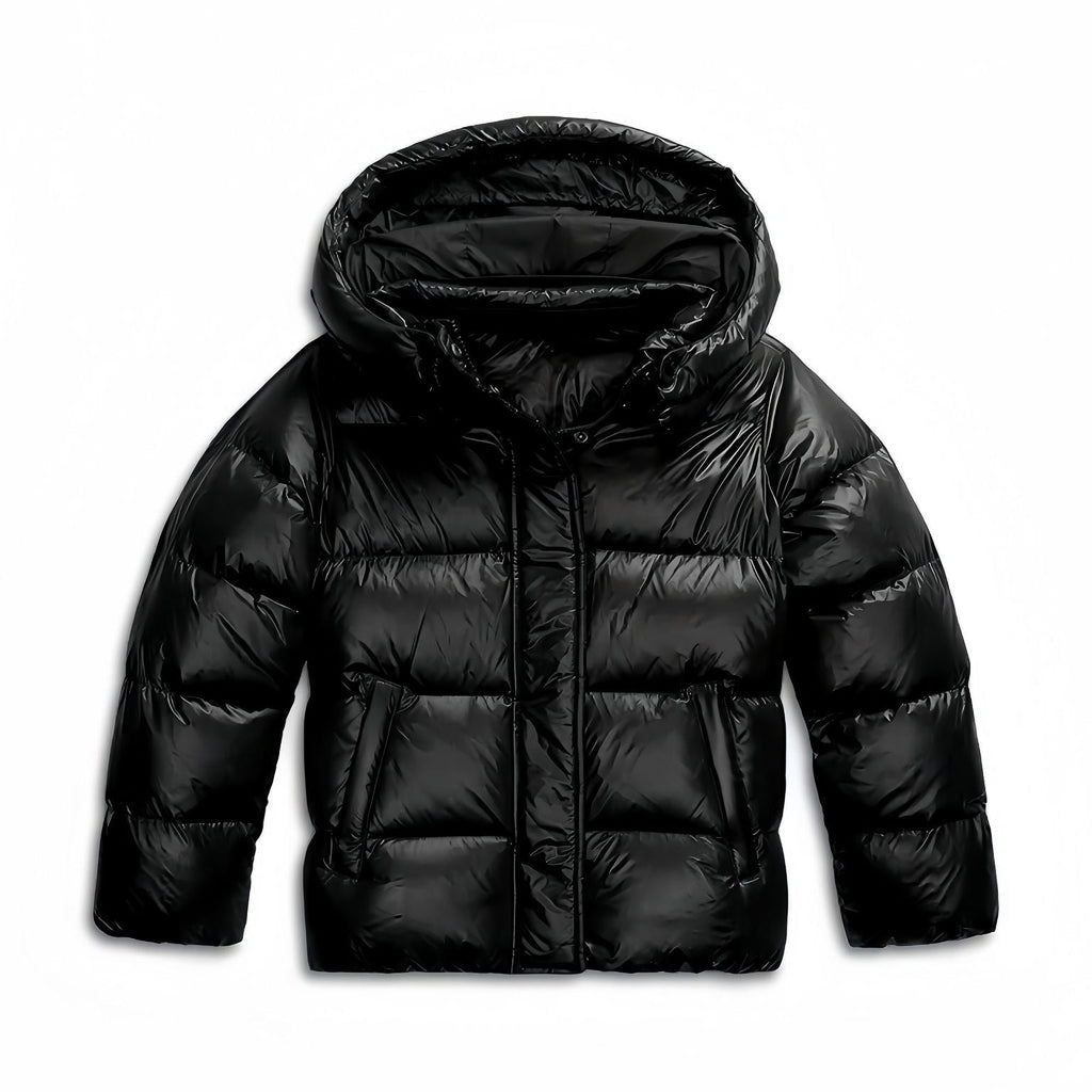 Quilted Winter Jacket Fixed Hood