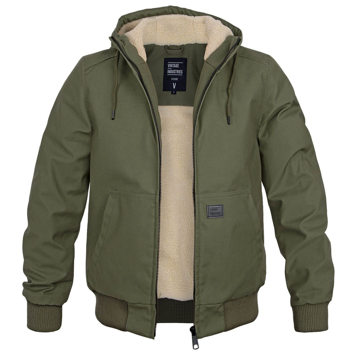 Transition Jacket Hooded Ribbed Cuffs