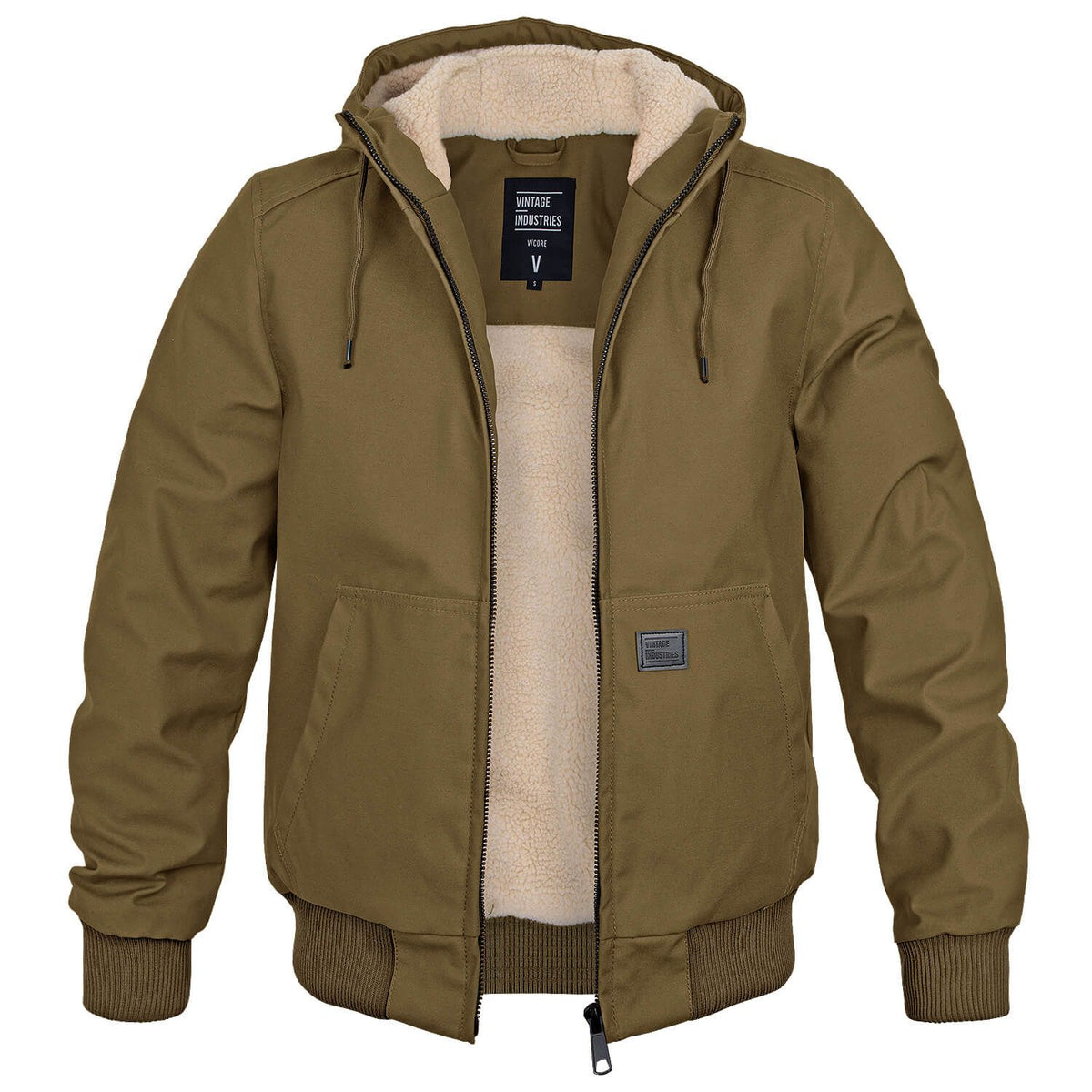 Transition Jacket Hooded Ribbed Cuffs