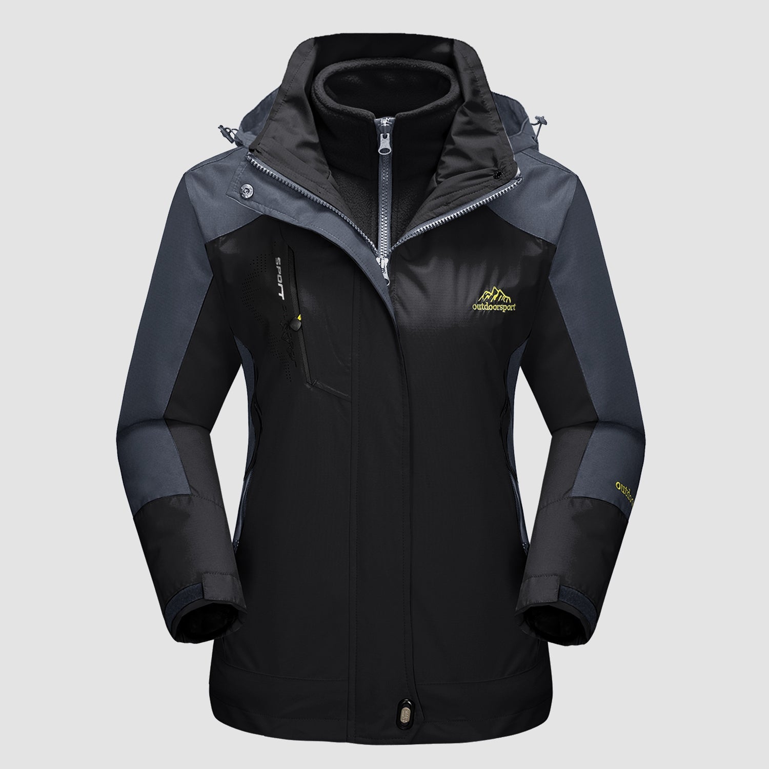 3-in-1  System Jacket Waterproof Fleece Ski